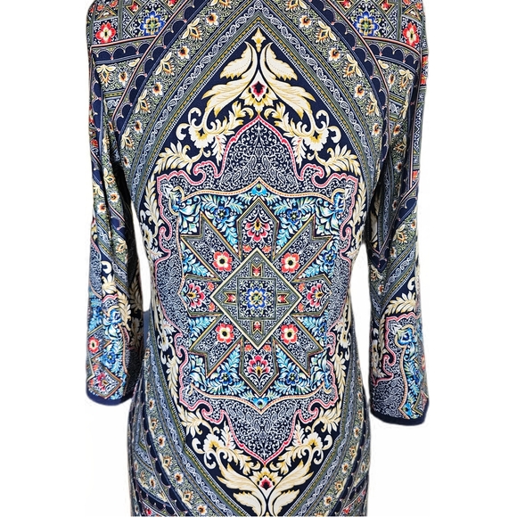 Westport 1962 Boho Festival Artsy Hippie Fairy Whimsical Sheath Dress - Picture 5 of 16